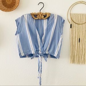 Zara Striped Crop Top